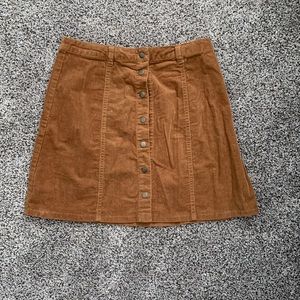 Corduroy Mini skirt